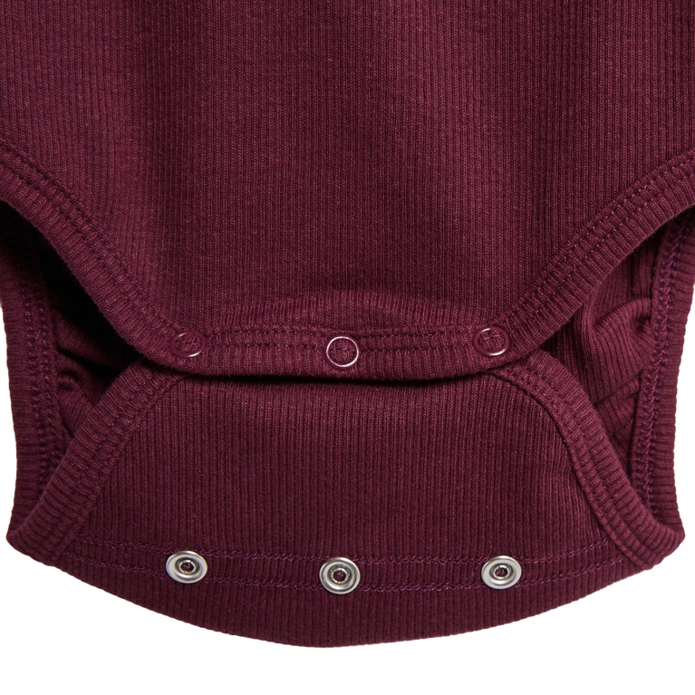 Bodysuit "Daily body ribbed" Burgundy